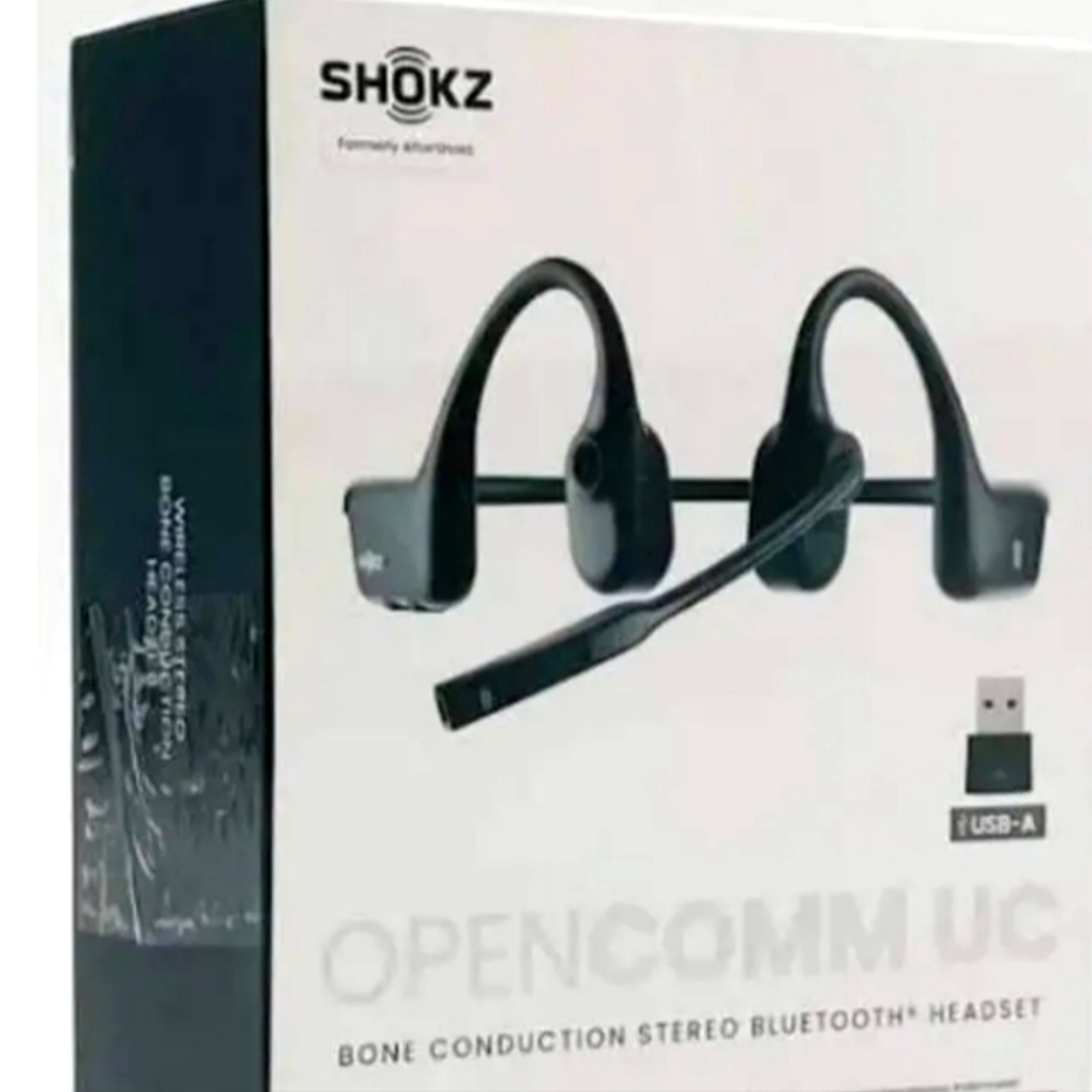 Shokz Opencomm UC stereo computer headset